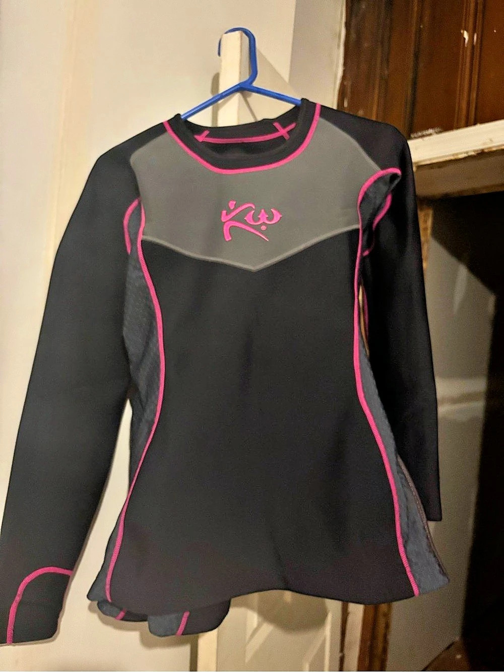 Kutting Weight Women's Sauna Suit Top and Pants Set Black & Pink